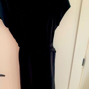 Banana Republic Black Dress with Belt and Pockets